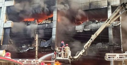 26 dead in massive fire at 3-storey building in Delhi