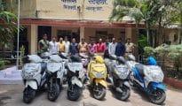 Sitabuldi cops solve 12 cases of vehicle thefts, seize 12 two-wheelers