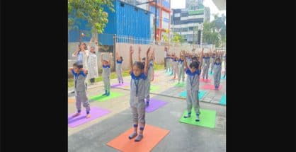 Little Jewels  International Yoga Day