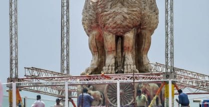 Oppn, activists slam muscular, aggressive lions in national emblem