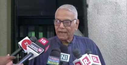 Vote me, vote for democracy, says Yashwant Sinha