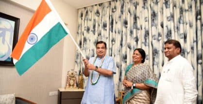 Gadkari launches ‘Har Ghar Tiranga’ campaign in Nagpur