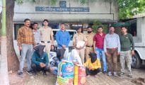 गोंदिया: गांजा की बड़ी खेप बरामद , 4 गिरफ्तार