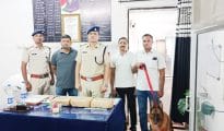 गोंदिया: ट्रेन की बोगी से मिला गांजा , पिट्ठू बैग खोलते ही चौंकी रेलवे पुलिस