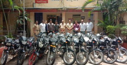 Sitabuldi Police bust gang of two-wheeler lifters, 16 stolen bikes recovered