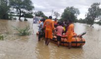 Nagpur SDRF team rescue around 400 people from flood-affected village in Chandrapur