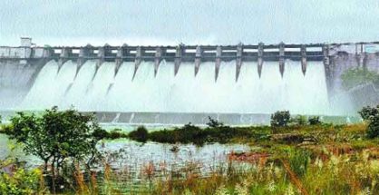 All 14 gates of Totladoh Dam opened