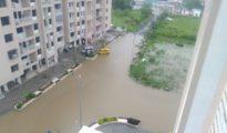 Video: Heavy rains turn Om Satyam Garden Township ‘streets’ into ‘lake’ in Nagpur
