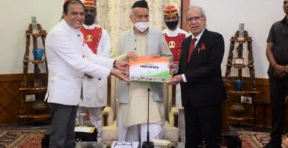 Governor releases the book ‘Sanatan Utsav – Happiness Our Birthright’
