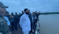 Maharashtra CM Eknath Shinde, Dy CM Devendra Fadnavis visit Gadchiroli to review flood situation