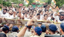 Congress protests ED action against Sonia Gandhi in Nagpur