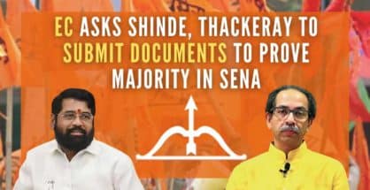 EC asks Team Thackeray, Shinde Camp to submit documents to prove majority