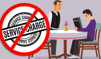 Central consumer body bars levy of service charge