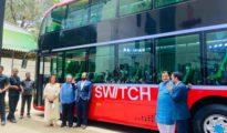 Gadkari launches India’s first electric double-decker bus in Mumbai