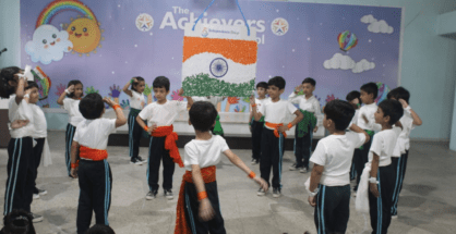 Pre-Independence Day celebration at The Achievers Pre-School