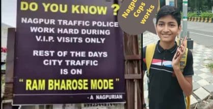 Video: City lad exposes vendetta by shopkeepers against Nagpur cops over traffic management