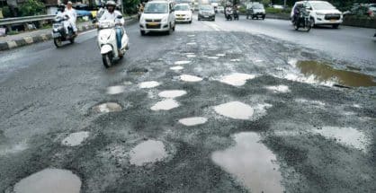 Potholes show ugly face on major roads tarred by PWD, NMC 7-9 months ago