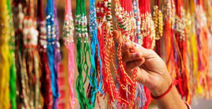 Craze for Designer, Stone and Fancy Rakhis as Nagpur markets deck up for Raksha Bandhan