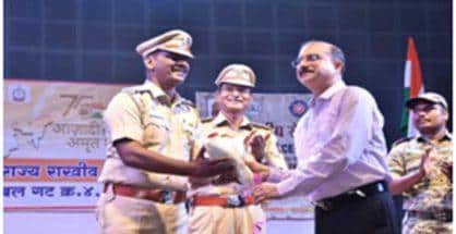 GHRCE celebrated Azadi ka Amrit Mahotsav with  SRPF and SDRF Team on 5th August 2022