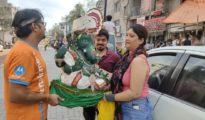 Video: Nagpurians welcome Bappa with religious fervour