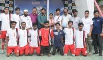 Nai Basti team won the title Zhopadpatti Football Tournament