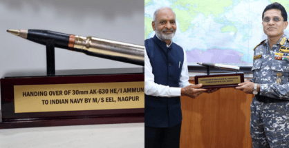 Major feat: Nagpur-based EEL hands over indigenous AK-630 gun ammunition to Indian Navy