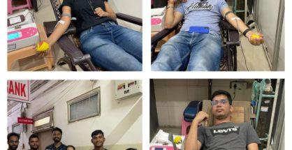 Blood donation camp organised by InterBeing Foundation