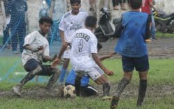Nagpur United and Al-Aziz F.C in semi-final zhopadpatti Football Tournament
