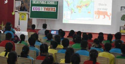 ‘KIDS FOR TIGER’ workshop at DPS Mihan