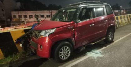Horrifying mishap: 4 people, including two kids, killed as car rams bike on Sakkardara Flyover in Nagpur