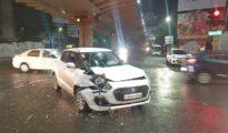 Bolero-Swift collides at Chatrapati Square