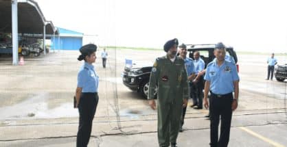 Air Marshal AP Singh visit Air Force station