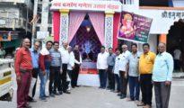 NVCC team attends Aarti at Ganeshotsav of Nagpur Bardana Merchants Assn
