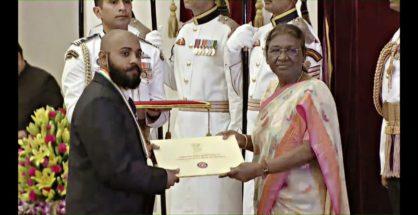 Nagpur’s Divesh Ginnare from Vet College gets best NSS volunteer award from President Murmu