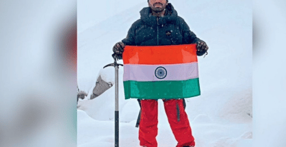 Cool feat: Nagpur’s Sagar climbs 20,955-feet Mount Black peak in Uttarakhand