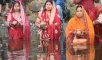 Chhath Puja 2022 Sandhya Arghya In Pics: Devotees In Nagpur Worship Sun In Grand Celebration