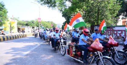 बाईक रॅलीच्या माध्यमातून ‘स्वच्छ भारत दिवसाचा’ जागर