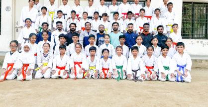 Karate players of NSKA Nagpur shine in district trials
