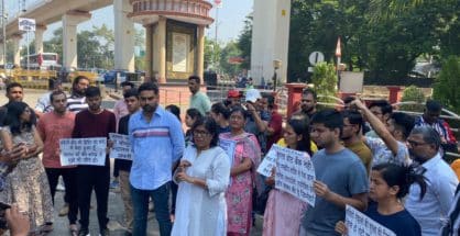 Animal activists stage protest against HC order on stray dog feeding