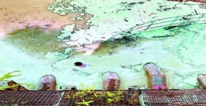 Fly ash discharge by KTPS in Kanhan River hits water supply to Nagpur