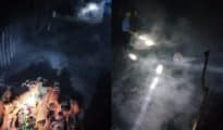 Video: Fire breaks out at Railway Quarters in Ajni