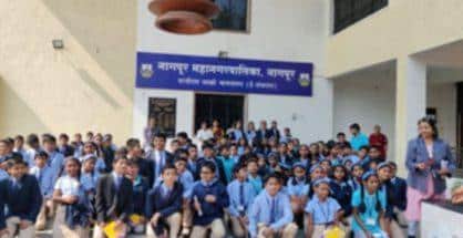 Podar School students, teachers visit NMC’s Bajirao Sakhre e-Library