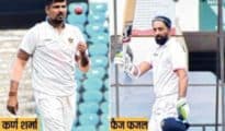 War of Captains: Vidarbha’s Faiz Fazal hits century, Railways’ Karn Sharma bags 8 wickets