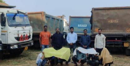 Gondia cops expose white-collared persons involved in sand smuggling