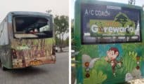 Tourist bus meets with mishap at Gorewada Zoo