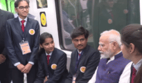Watch PM Modi visits exhibition and takes ride in Nagpur Metro