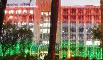 In Pics: Government Buildings lit with tricolour on Republic Day eve in Nagpur