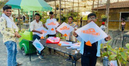 Bharatvarsh Nature Farms makes kite flying memorable event in Nagpur