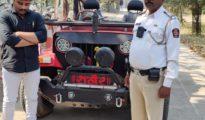 Video: Ajni cops round up man for performing dangerous stunts in open Jeep