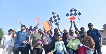 In Pics: Nagpurians soak in sweetness of Makar Sankranti, enjoy kite flying with family, friends